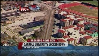 Carroll University on lockdown after report of gunman [upl. by Atiuqrahs]