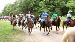 BarnYard Posses 4th Annual Trailride [upl. by Suirauqram617]