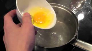 How to poach an egg [upl. by Aihsenot]