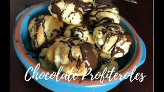 Chocolate Profiteroles Cream Puffs [upl. by Deane354]