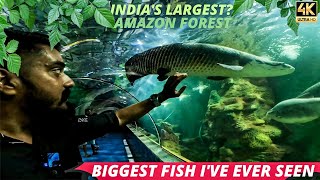 indias biggest public aquarium 😍 marine world chavakkad  tamil vlogs  kerala  travel vlog [upl. by Piwowar]