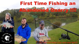 First Time Fishing an Abandoned Quarry  Carp  Quarry  ReWilded [upl. by Nnarual]