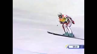 Yannick Bertrand takes a slalom gate to the groin  Јаник Бертранд ја јавна капијата [upl. by Wj]