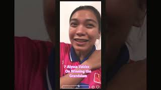 Alyssa Valdez takes 🥇 the Championship GrandSlam in PVL creamlinecoolsmashers grandslam [upl. by Akinaj]