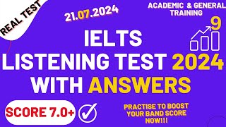 IELTS Listening Practice Test 2024 with Answers  21072024 [upl. by Sumetra496]