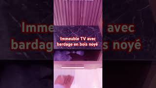 Immeuble TV avec bardage en bois noyé [upl. by Enattirb767]