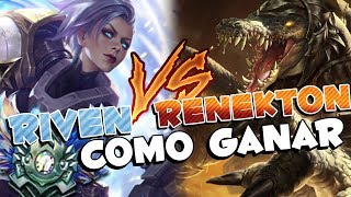 ¡COMO STOMPEAR RIVEN VS RENEKTON • RIVEN DIAMANTE ELECTROCUTAR • KERIOS [upl. by Raddie540]