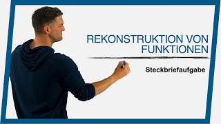 Rekonstruktion von Funktionen Steckbriefaufgabe  Mathe by Daniel Jung [upl. by Stormy486]