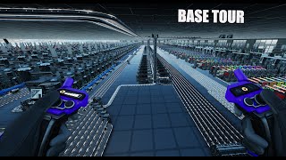 Massive base tour work in progress Satisfactory 10 [upl. by Yuji]