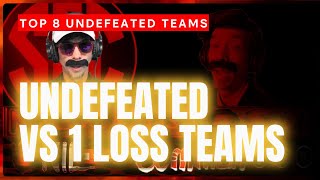 RANKING THE UNDEFEATED VS 1 LOSS TEAMS  TOP 25 TALK [upl. by Gio]