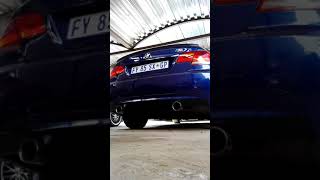 Bmw e92 320i dual exhaust system sound cold start [upl. by Aimehs838]