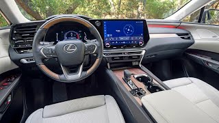 2023 Lexus RX  Full INTERIOR Details Features Ambient lighting amp Trunk [upl. by Leona]