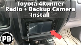 1996  2002 Toyota 4runner Stereo Install and Backup Camera [upl. by Notyep]