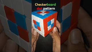 How to make checker board dot pattern on 4 by 4 rubiks cubecodes cubing [upl. by Quar]