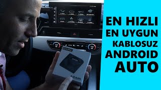 En Uygun Fiyata Kablosuz Android Auto  DARK A2 AIR [upl. by Atyekram390]