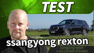 2024 ssangyong rexton eXDi 220 4WD AT limited  test [upl. by Tacy47]