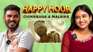 Interview Happy Hour With Chikkanna amp Malaika  Upadhyaksha  MetroSaga [upl. by Uyerta]