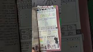 Just setting up my planner amp babbling about nonsense📖🌿🐈‍⬛ Come join me planwithme fyp planner [upl. by Amleht]