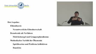 Realistische Theorien der Demokratie  Republikanismus VL 4 Moderne politische Theorie Prof Ladwig [upl. by Gurevich486]