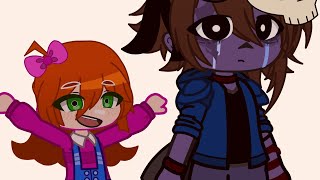 Earthworm sally  ft Mike and Elizabeth  fnaf Gacha club sh1tpost [upl. by Inaoj]