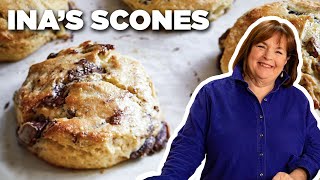 Ina Gartens Chocolate Pecan Scone Recipe  Barefoot Contessa Cook Like a Pro  Food Network [upl. by Beeck365]