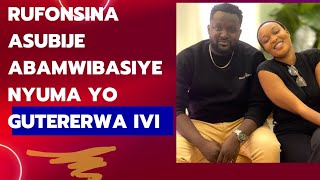 Rufonsina asobanuye impamvu yarize cyane bamuterera ivi anasubiza abamwibasiye Rufonsina [upl. by Temme]