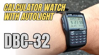 Casio Calculator Watch Review Casio DBC32 better than CA53W [upl. by Airdnax243]