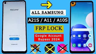 Samsung A21s  A10s  A11 FRP Bypass 2024 New  All Samsung FRP Bypass Without PC And Software Tool [upl. by Blader]