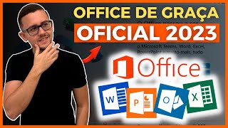 COMO OBTER O PACOTE OFFICE OFICIAL E DE GRAÇA 2023  Word Excel PowerPoint PTBR [upl. by Watanabe636]