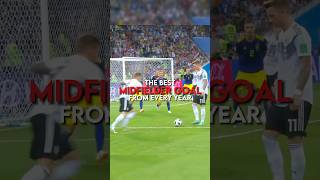 The best midfielder goal from every year  part 1 [upl. by Zaob917]