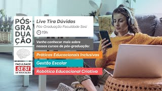 LIVE Tira Dúvidas PósGraduação [upl. by Selima29]