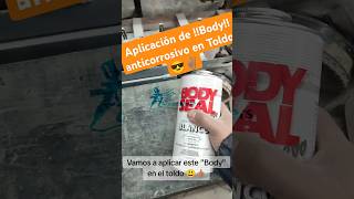 Aplicación de Body anticorrosivo y anti ruido en Toldo pinturaautomotriz hojalateriaypintura [upl. by Alberik]