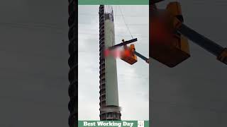 Best working day 1502 Process of removing formwork from the bridge abutment [upl. by Mateusz]