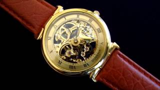 Dugena skeleton mens wristwatch swiss made [upl. by Myrtie]