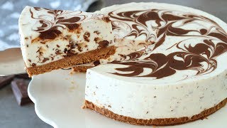 No Bake Stracciatella Cheesecake [upl. by Lekym]