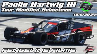 Paulie Hartwig III Tour Modified Helmetcam Evergreen Raceway 1062024 [upl. by Lotte]