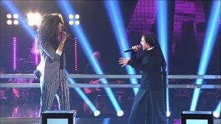 The Voice IT  Serie 2  Battle 1  Suor Cristina Scuccia Vs Luna Palumbo [upl. by Rusert]