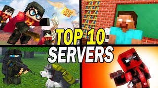 Top 10 Best Minecraft Servers To Play Now [upl. by Tamer]