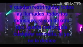 Queda restringido  El yaki ft los perdidos de Sinaloa LETRA [upl. by Adnilema]