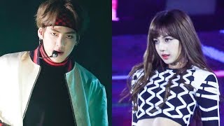 Taehyung V BTS and Lisa BLACKPINK [upl. by Eudora]