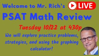 PSAT Math Review [upl. by Ahselak]