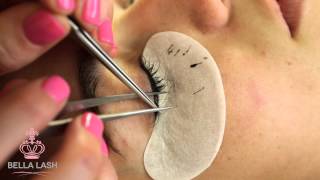 How to Do Eyelash Extensions by Bella Lash [upl. by Sabella]