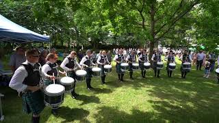 UK Championships 2023  Inveraray amp District Pipe Band Drum Corps [upl. by Nylrahs]