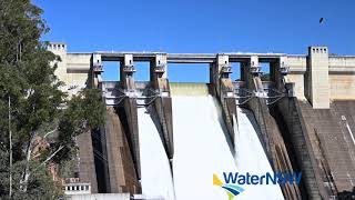 Warragamba Dam spilling Part II  August 2020 [upl. by Nathanoj363]