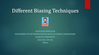 Different biasing techniques [upl. by Asenev175]