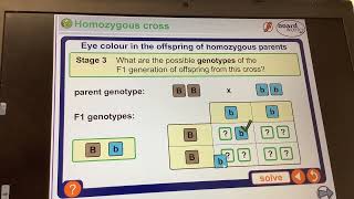 KS4GCSEBIOLOGYREPRODUCTIONHomozygous cross [upl. by Ateekan344]