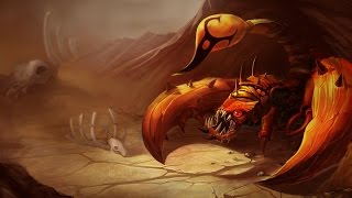 Skin Skarner Fléau des Sables  League of Legends [upl. by Nollek276]