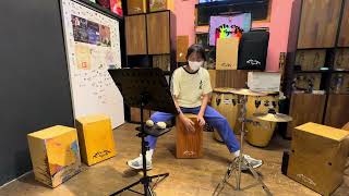 麋先生MIXER【上台Going on the stage】 木箱鼓 愛將系列 茲宥 MrOne Cajon Cover 完整版 [upl. by Everara270]