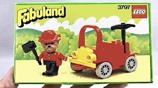 LEGO Fabuland Fire Chief Boris Bulldog review and unboxing 1987 set 3797 [upl. by Moise559]