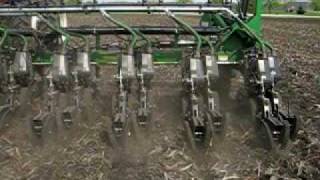 Great Plains Twin Row Planter row units [upl. by Arramahs]